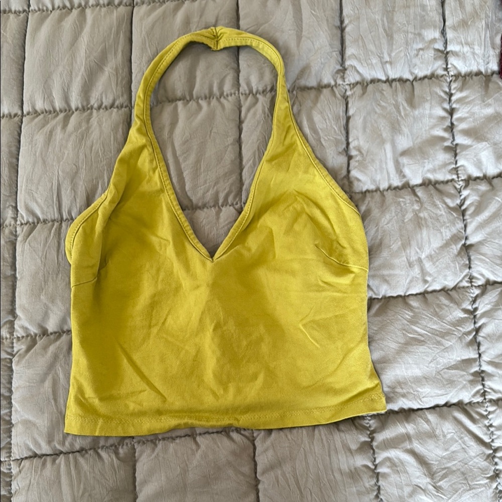 Princess Polly Green Halter Neck Women's Top